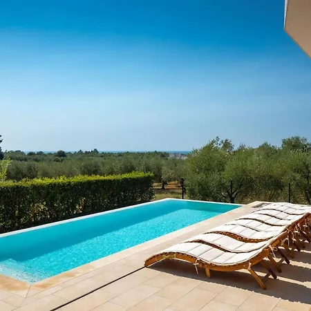 Modern Cormoran With Pool In Пореч